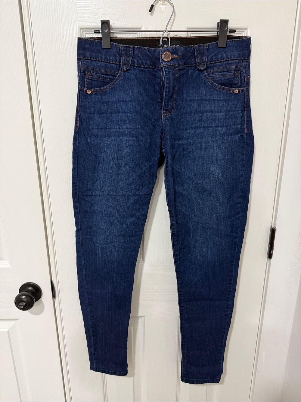 Slim Fit Dark Blue Women's Skinny Jeans
